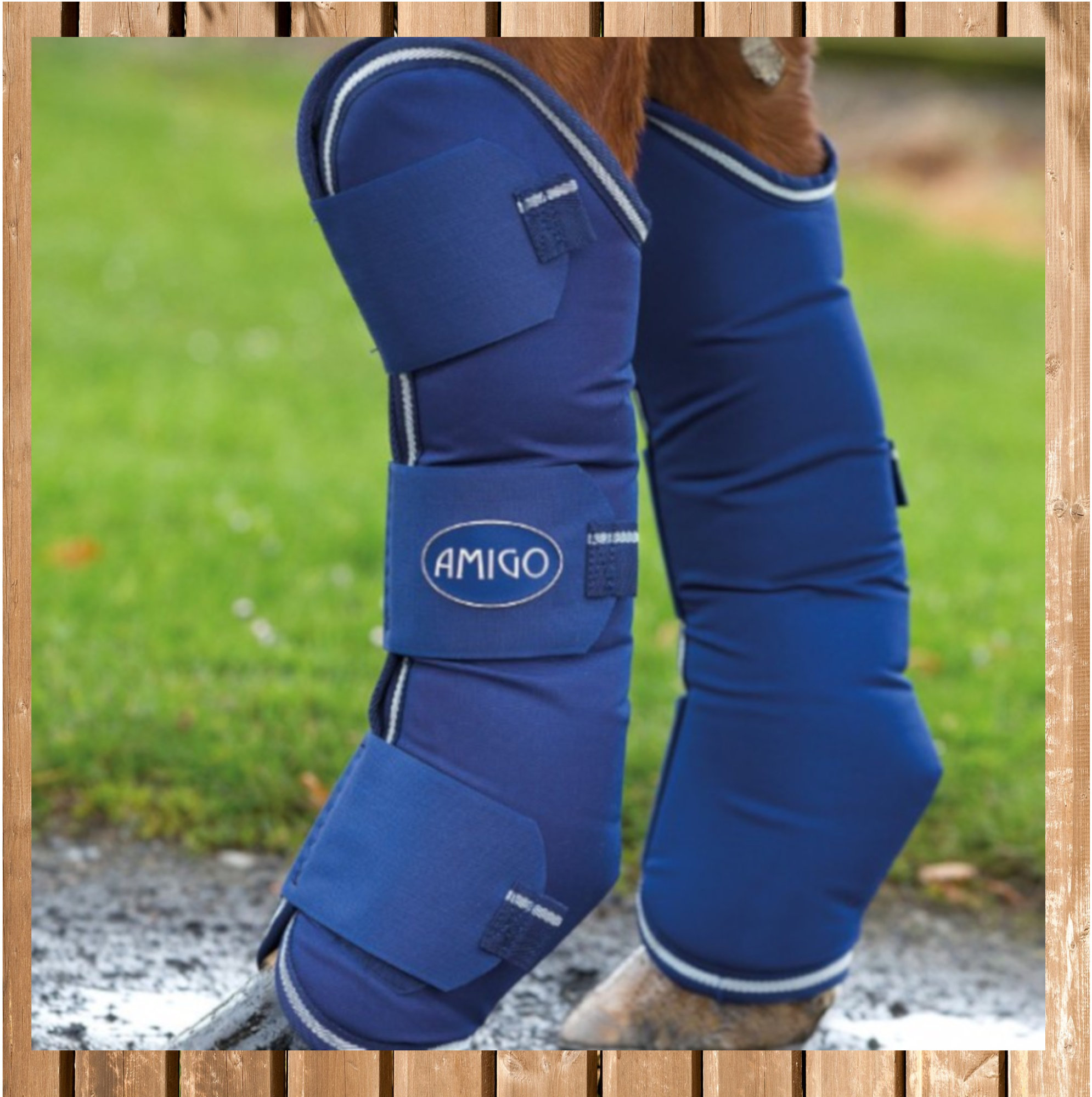 Amigo Transport Gamaschen, 4er Set, atlantic blue